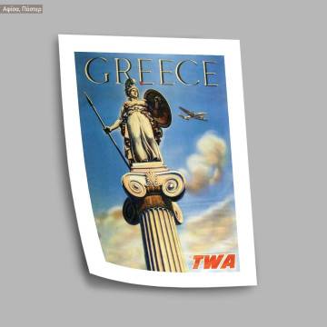 Greece by TWA, poster 2