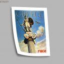 Greece by TWA, αφίσα, πόστερ 