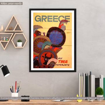 Greece by TWA II, poster