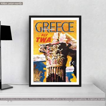 Greece by TWA III, poster