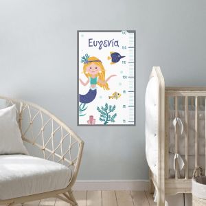 Wall stickers height measure little Mermaid 2
