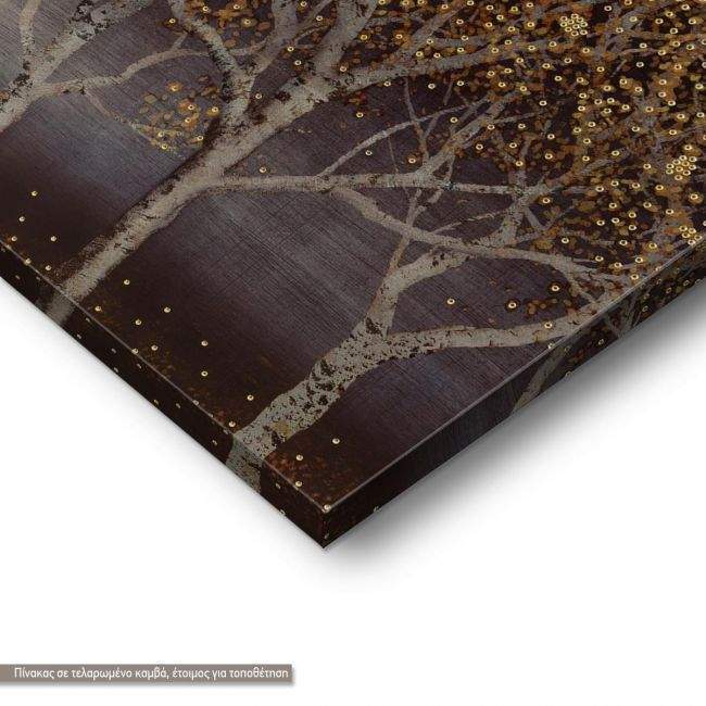 Canvas print Mixed media tree vertical