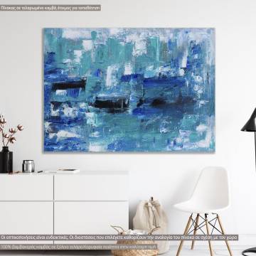 Canvas print Stormy sea