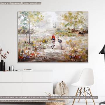 Canvas print, Countryside Ride