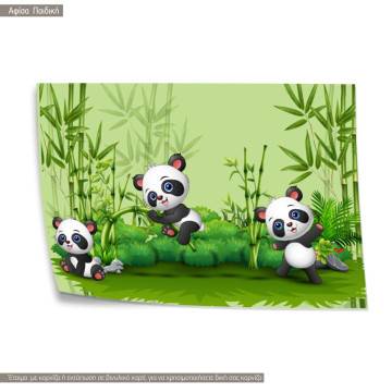 Playful panda, poster 2