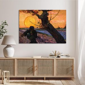Canvas print The sower Vincent van Gogh Framed canvas View 1 2