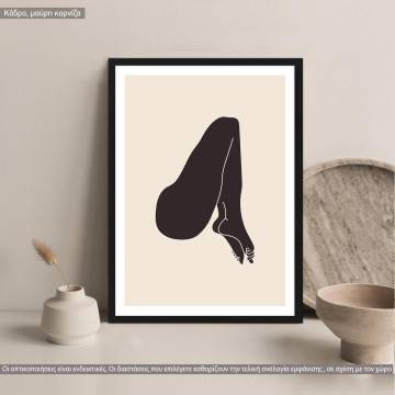 Legs I, σχ. 1, κάδρο, μαύρη κορνίζα