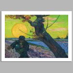 Πίνακας ζωγραφικής The sower green Vincent van Gogh  Αφίσα Όψη 15