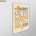 Canvas print A journey of a thousand miles