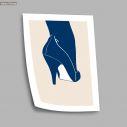 Blue high heel, αφίσα, πόστερ