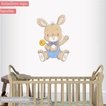 Kids wall stickersCute little bunny