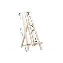 Wooden easel