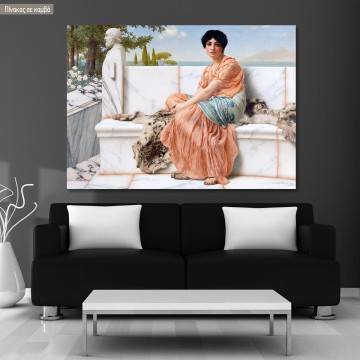 Πίνακας ζωγραφικήςIn the days of Sappho, Godward W, αντίγραφο σε καμβά