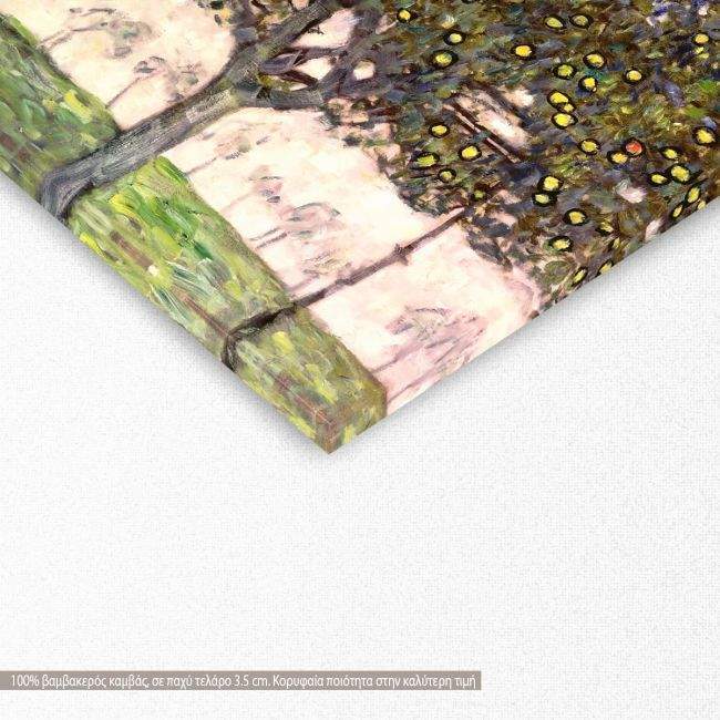 Πίνακας ζωγραφικής Apple tree II by G. Klimt, αντίγραφο σε καμβά, λεπτομέρεια
