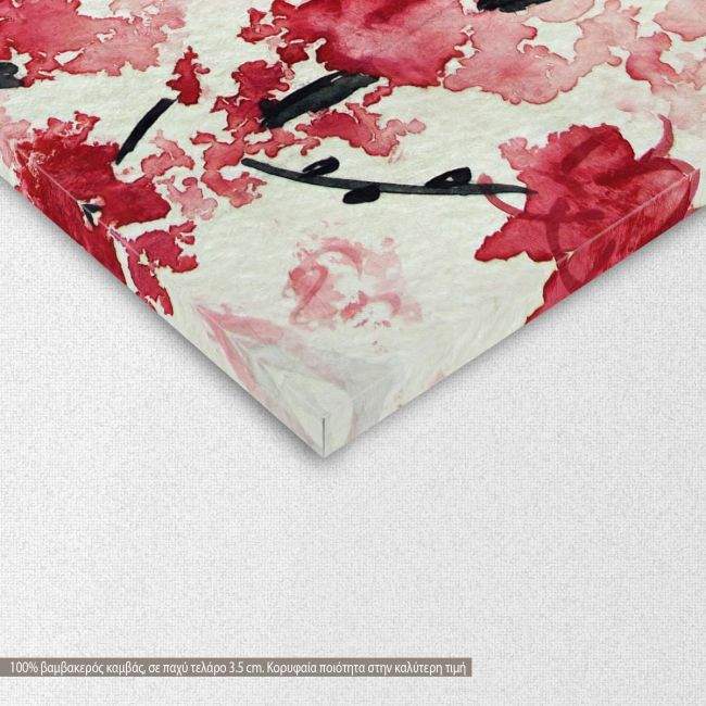 Canvas print Cherry blossom watercolor