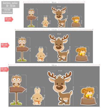 Deer wooden decorative figure 2