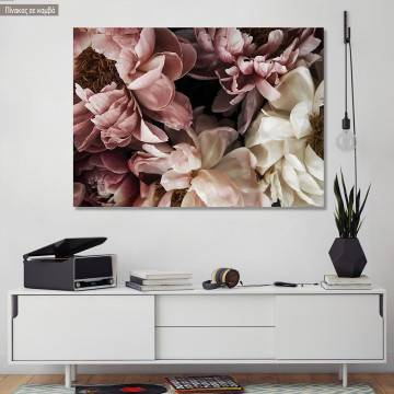 Canvas print, Flower wall I