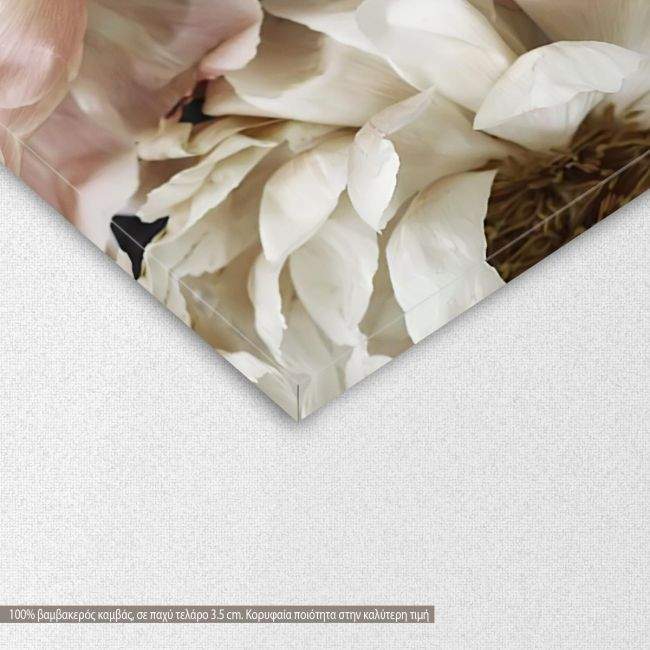 Πίνακας σε καμβά Flower wall I, λεπτομέρεια