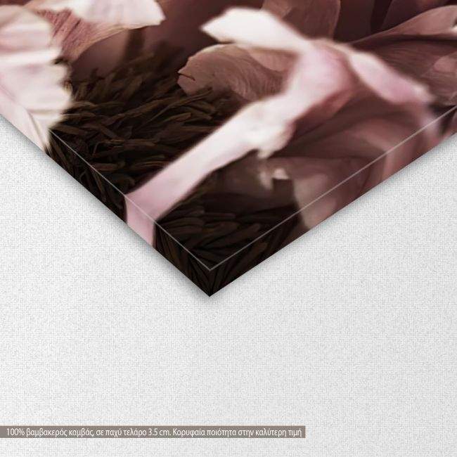 Πίνακας σε καμβά Flower wall III, λεπτομέρεια