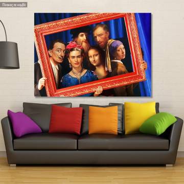 Canvas print, Classical gathering portrait