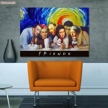 Canvas print, The Friends classical version