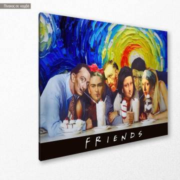Canvas print The Friends classical version Framed canvas View 1 2