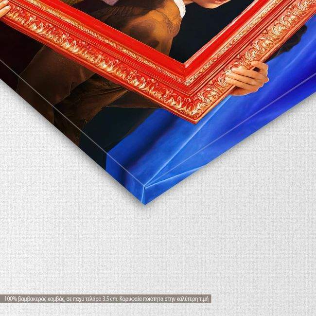 Canvas print Classical gathering portrait, two panels