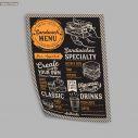 Sandwich menu template, αφίσα, πόστερ