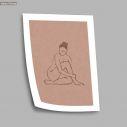 Female body study, poster