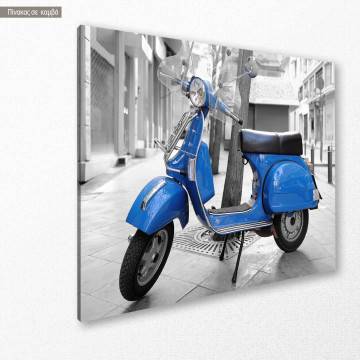 Canvas print Italian retro vespa Framed canvas View 1 2