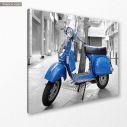 Canvas print, Italian retro vespa