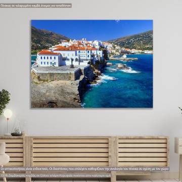 Canvas print Panorama, Andros