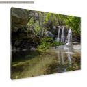 Canvas print Waterfalls Pytharas, Andros