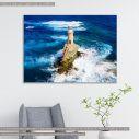 Canvas print Lightouse Tourlitis, Andros