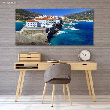 Canvas print Andros panoramic