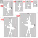 Wooden figure ballerina silhouette I