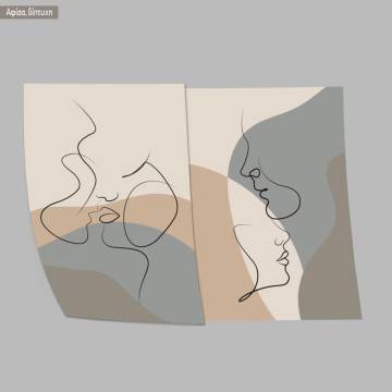 In Love, αφίσα, κάδρο δίπτυχο 2