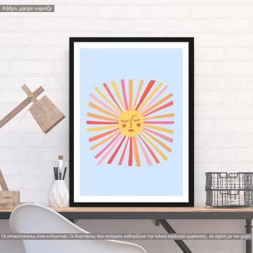 Pink sunshine, poster