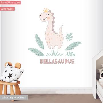 Kids wall stickers dino Bellasaurus