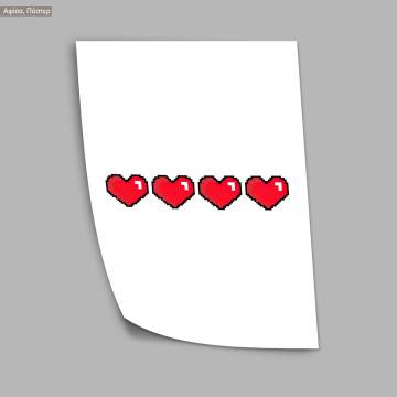 Pixeled love, poster 2