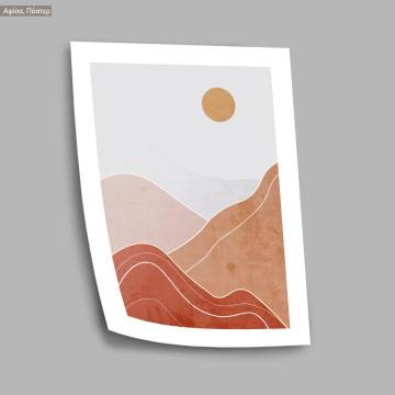 Midday sun II, κάδρο, μαύρη κορνίζα 2