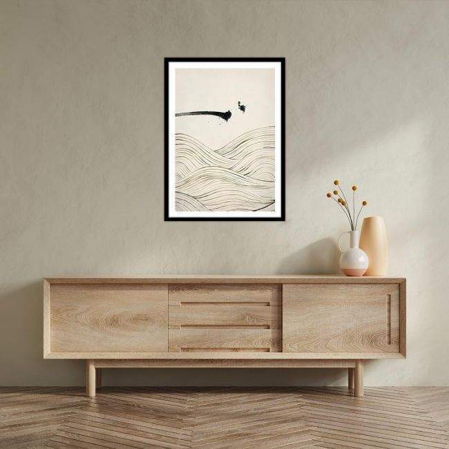 Ink waves I, poster