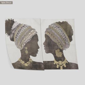 Canvas print Maybe, two panels 2