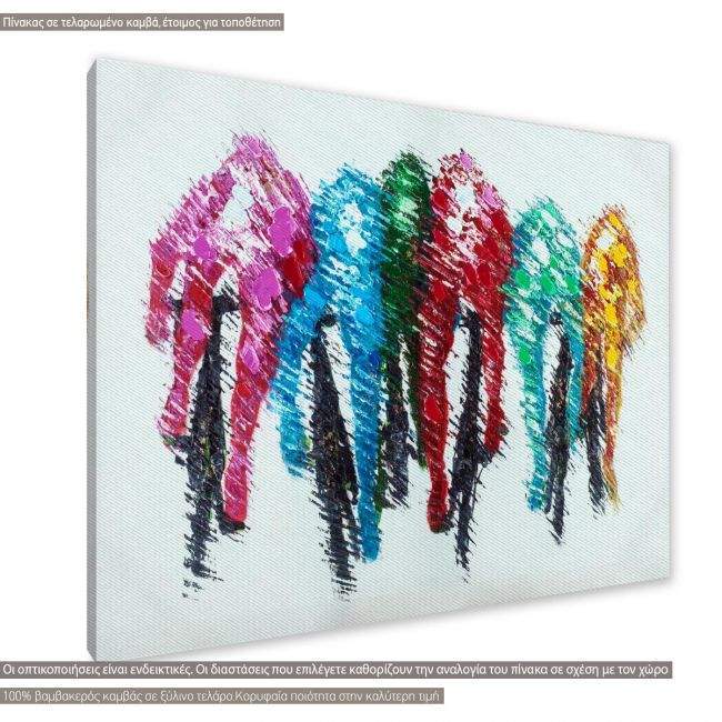 Canvas print, Bicycle racing