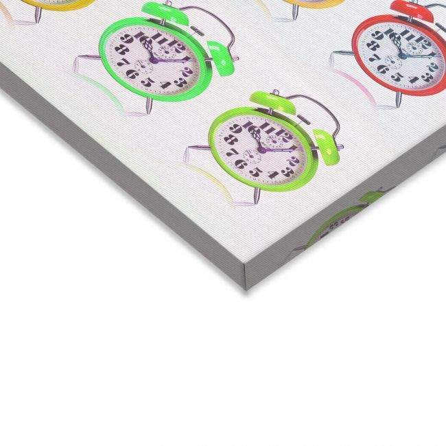 Canvas print Pop art clocks