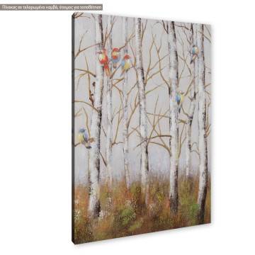 Πίνακας σε καμβά Birds and trees   Καμβάς τελαρωμένος Όψη 1 2