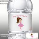 Sticker labelWatercolorballerina dark hair