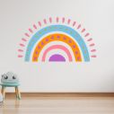 Kids wall stickers Playful rainbow