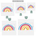 Kids wall stickers Playful rainbow II