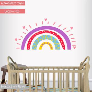 Kids wall stickers Playful rainbow III